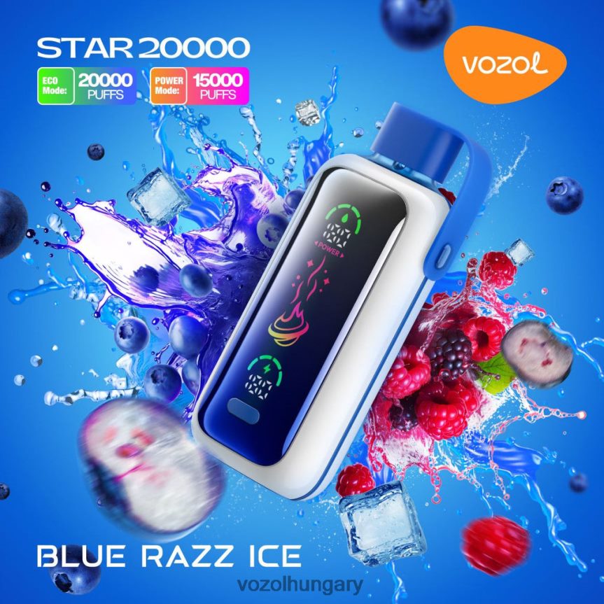 VOZOL Bar Magyarország - VOZOL STAR 20000 H88D424 kék razz jég
