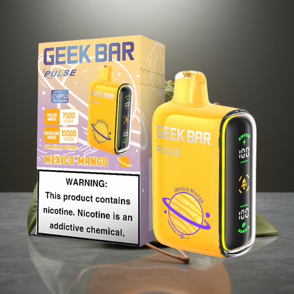 GEEK BAR Pulse 15000 Puff 16ML 5%-os Nikotin 650 mAh USB-C Légáramlás Szabályozható