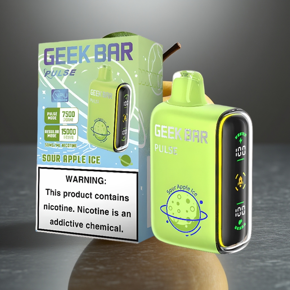 GEEK BAR Pulse 15000 Puff 16ML 5%-os Nikotin 650 mAh USB-C Légáramlás Szabályozható