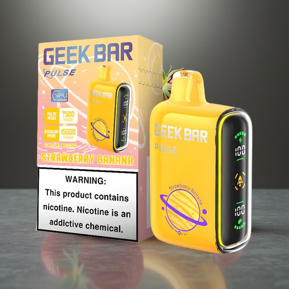 GEEK BAR Pulse 15000 Puff 16ML 5%-os Nikotin 650 mAh USB-C Légáramlás Szabályozható