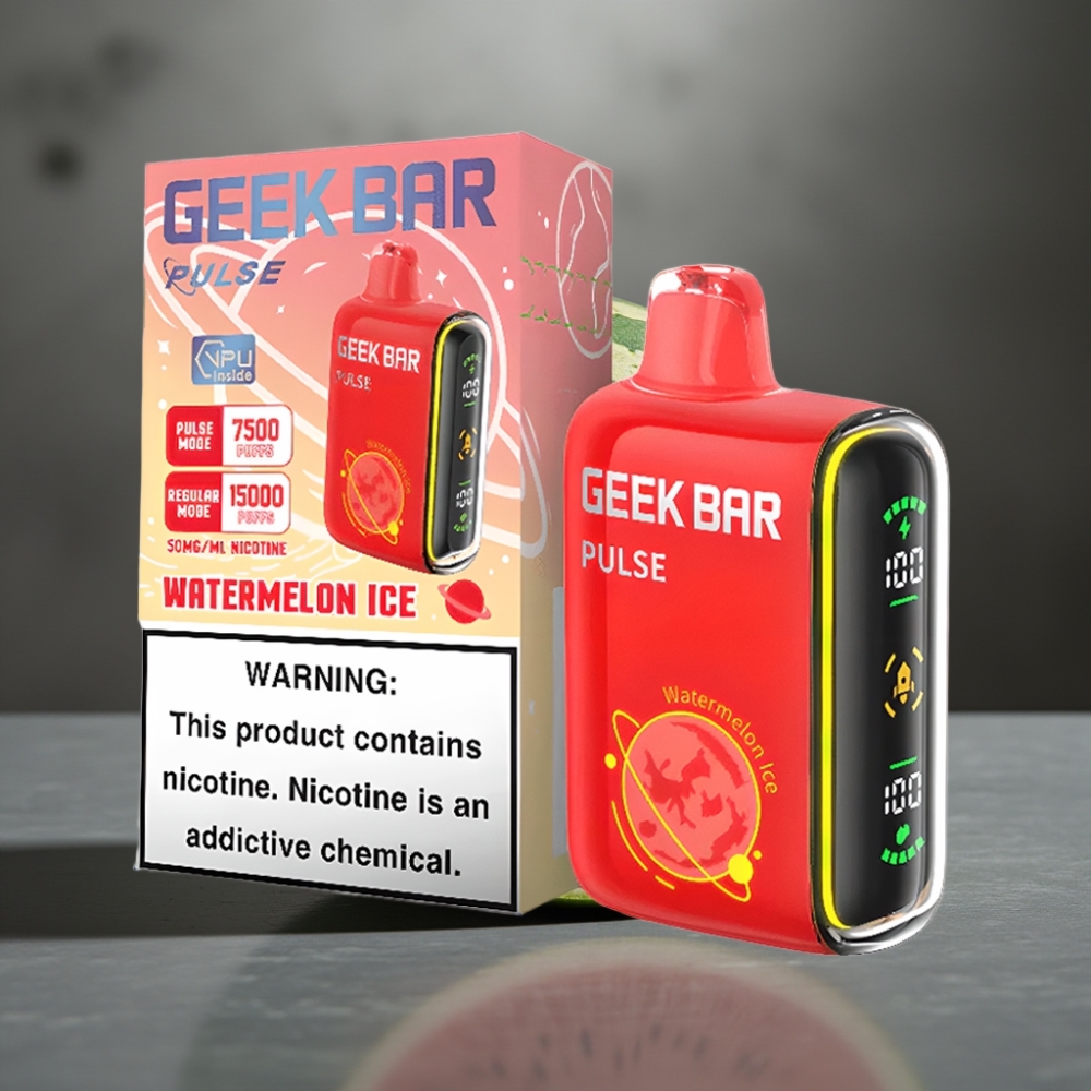 GEEK BAR Pulse 15000 Puff 16ML 5%-os Nikotin 650 mAh USB-C Légáramlás Szabályozható