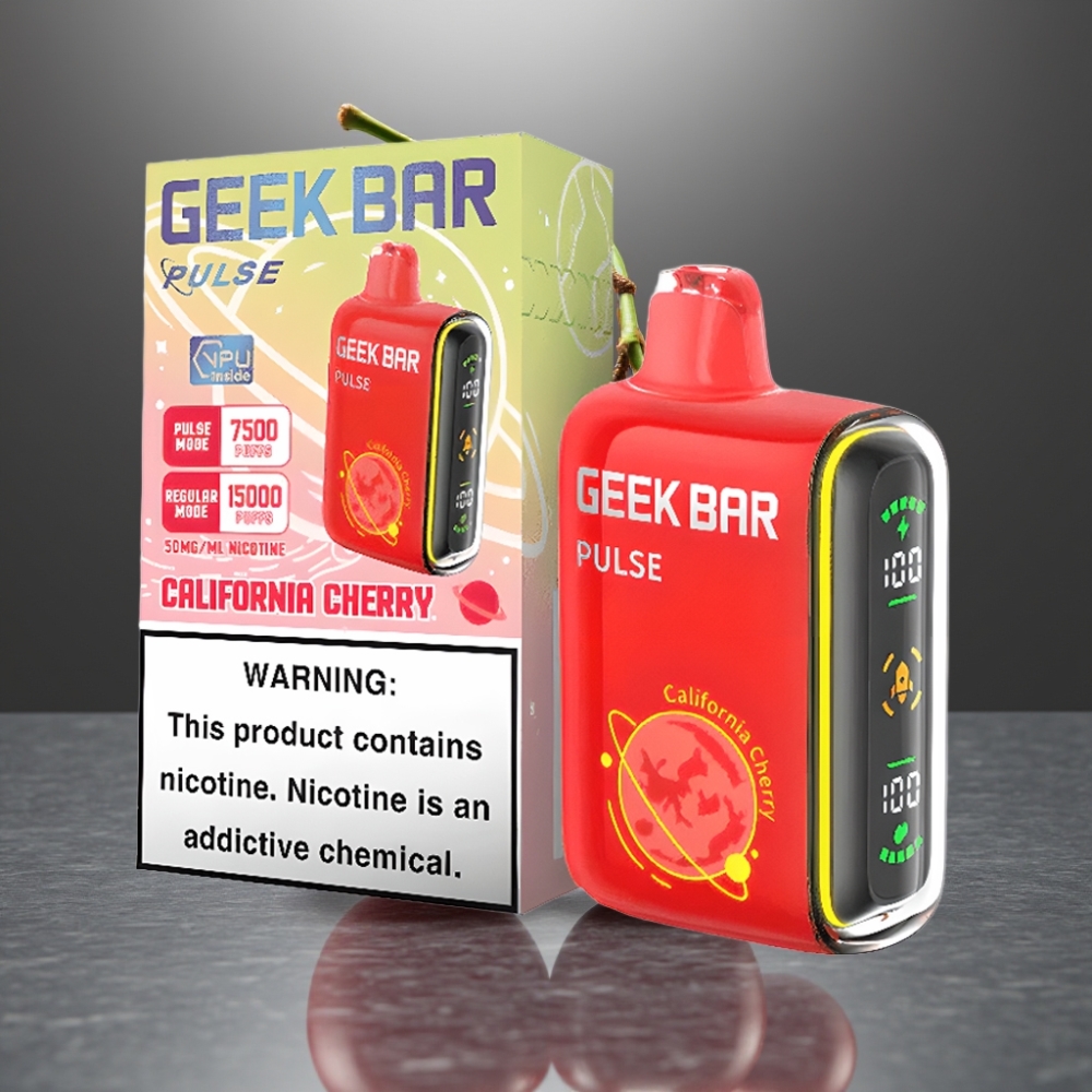 GEEK BAR Pulse 15000 Puff 16ML 5%-os Nikotin 650 mAh USB-C Légáramlás Szabályozható