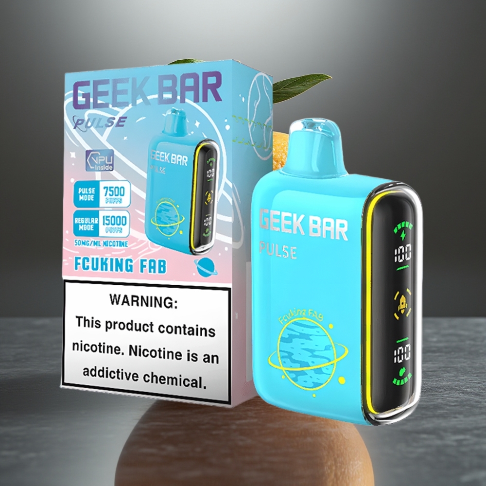 GEEK BAR Pulse 15000 Puff 16ML 5%-os Nikotin 650 mAh USB-C Légáramlás Szabályozható