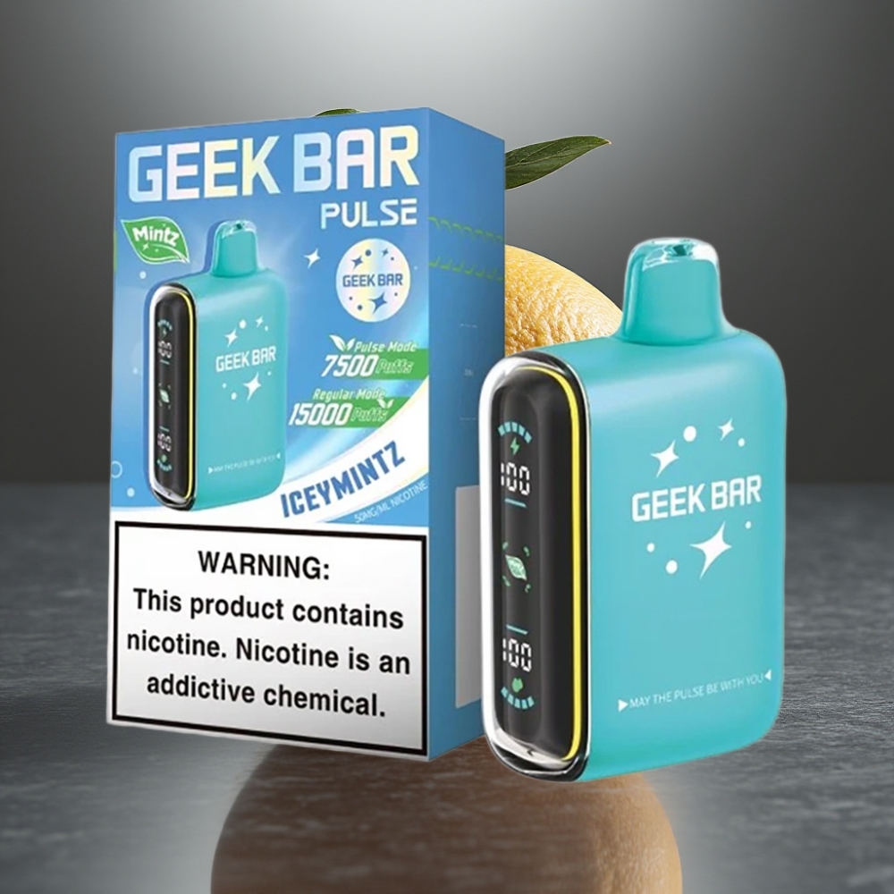 Geek Bar Pulse 15000 Puff 16ML 5% Nikotin 650 mAh USB-C Légáramlás Szabályozható Mentás Kiadás