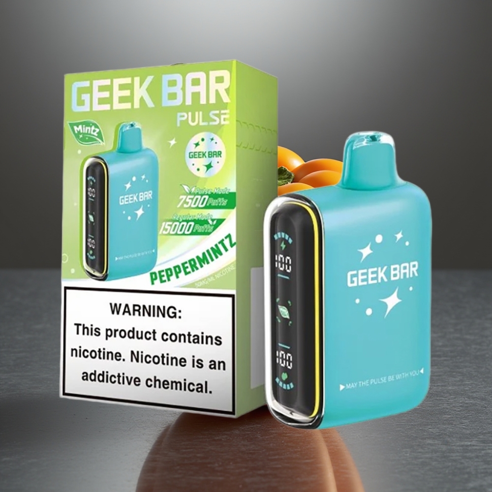 Geek Bar Pulse 15000 Puff 16ML 5% Nikotin 650 mAh USB-C Légáramlás Szabályozható Mentás Kiadás