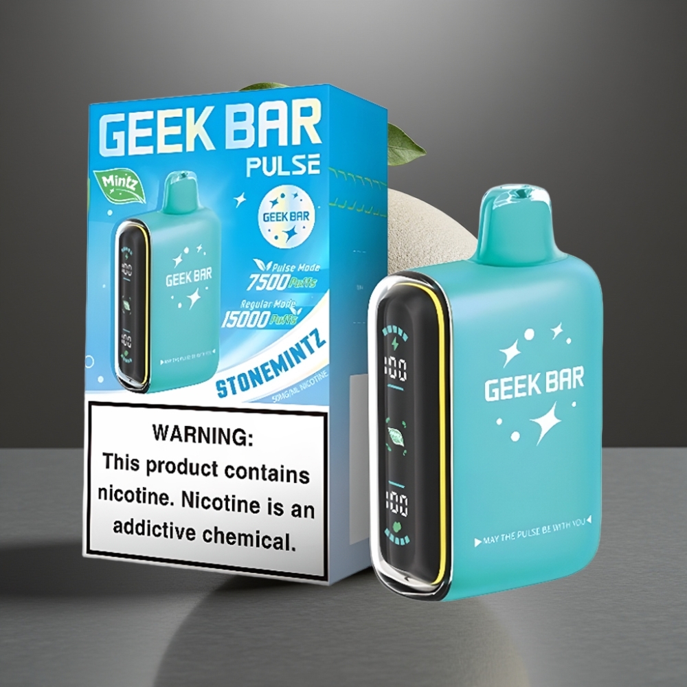Geek Bar Pulse 15000 Puff 16ML 5% Nikotin 650 mAh USB-C Légáramlás Szabályozható Mentás Kiadás