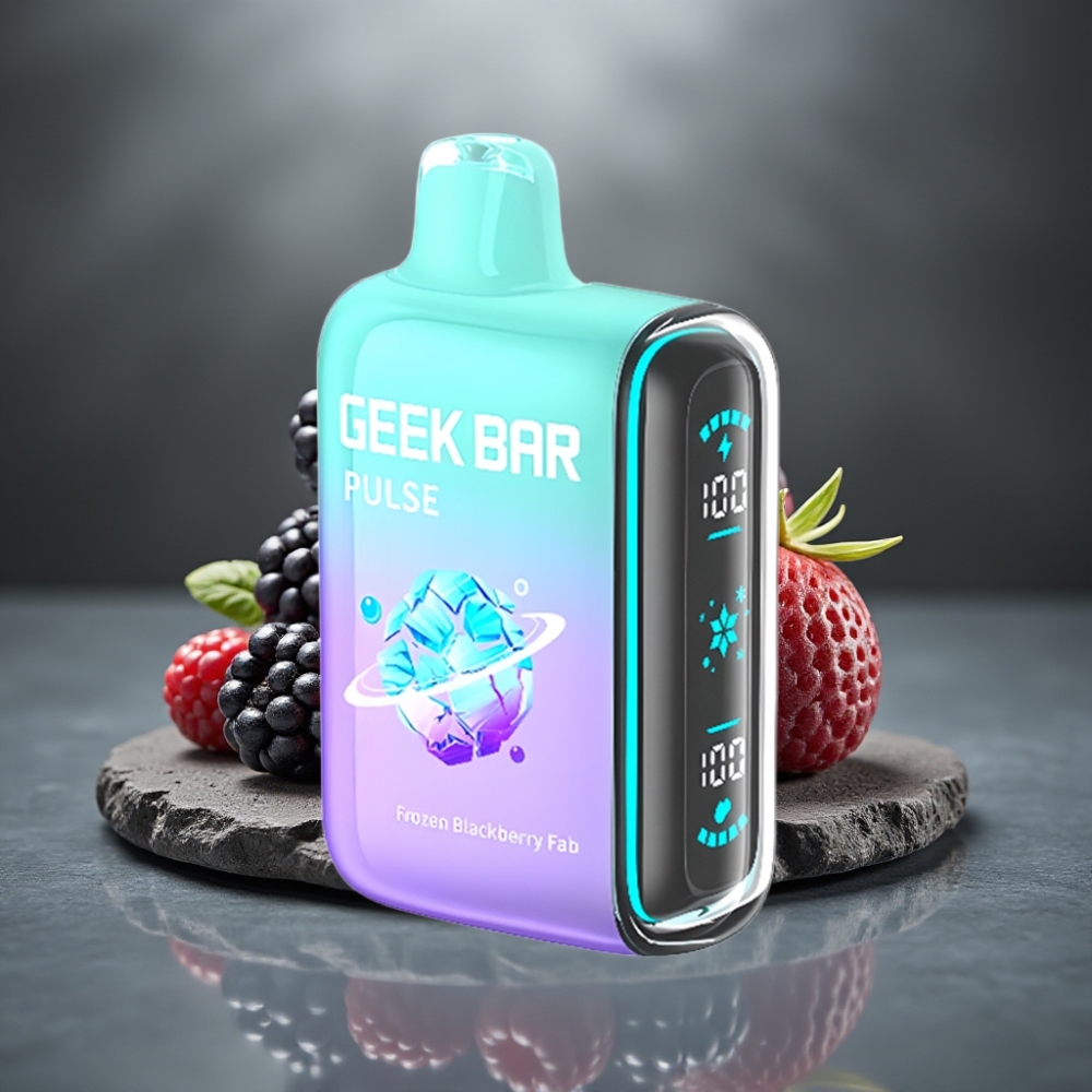 Geek Bar Pulse 15000 Puff Fagyasztott Kiadás 16ML 5% Nikotin 650mAh USB-C Légáramlás-Szabályozással