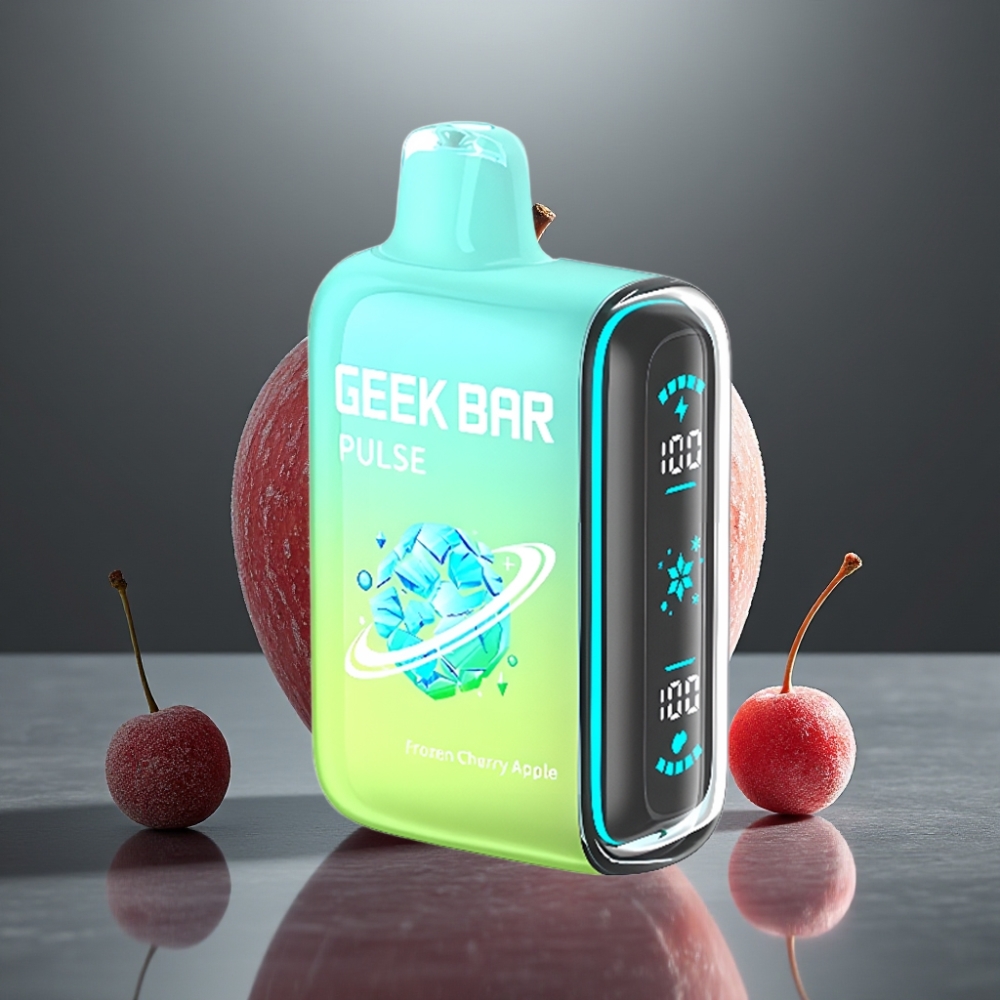 Geek Bar Pulse 15000 Puff Fagyasztott Kiadás 16ML 5% Nikotin 650mAh USB-C Légáramlás-Szabályozással