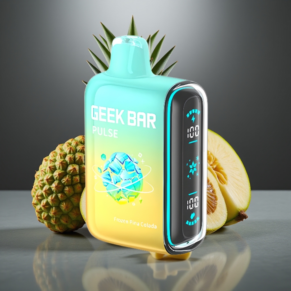 Geek Bar Pulse 15000 Puff Fagyasztott Kiadás 16ML 5% Nikotin 650mAh USB-C Légáramlás-Szabályozással