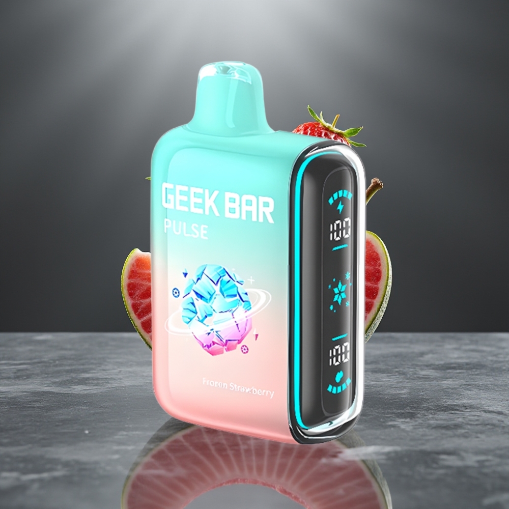 Geek Bar Pulse 15000 Puff Fagyasztott Kiadás 16ML 5% Nikotin 650mAh USB-C Légáramlás-Szabályozással