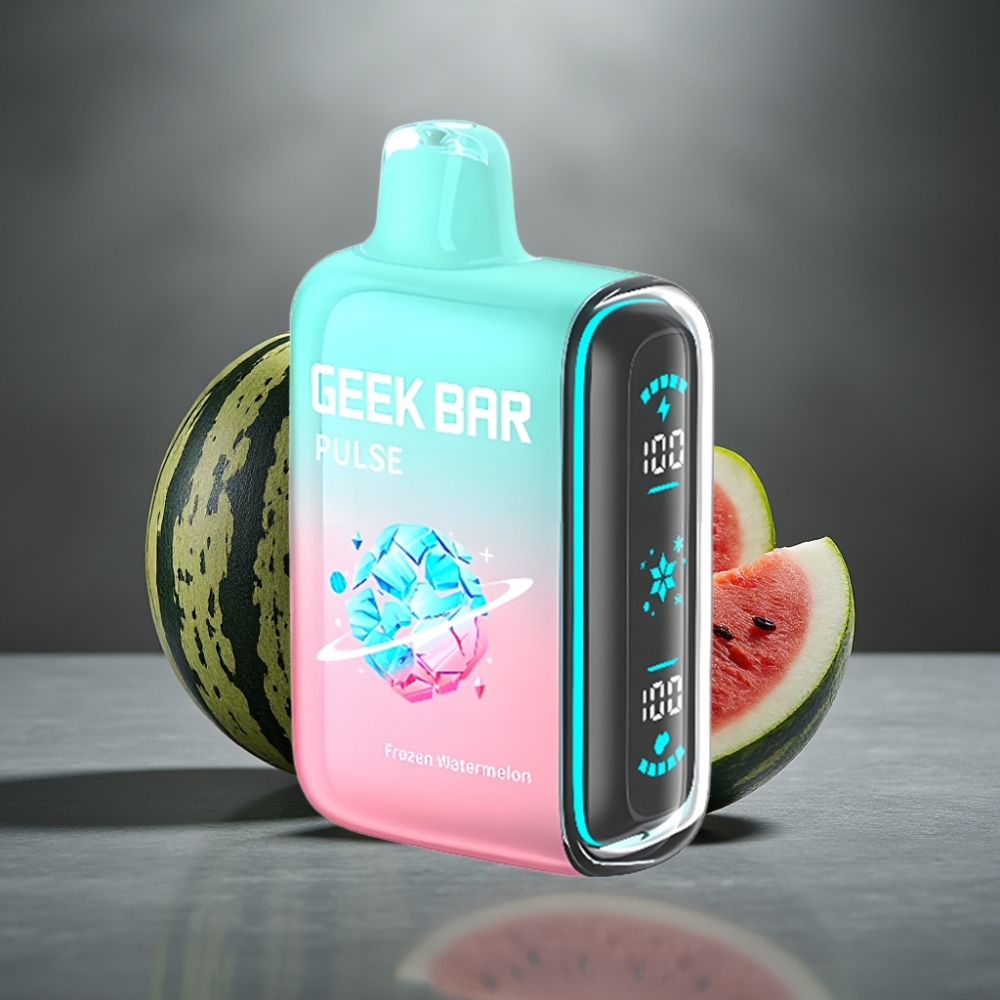 Geek Bar Pulse 15000 Puff Fagyasztott Kiadás 16ML 5% Nikotin 650mAh USB-C Légáramlás-Szabályozással