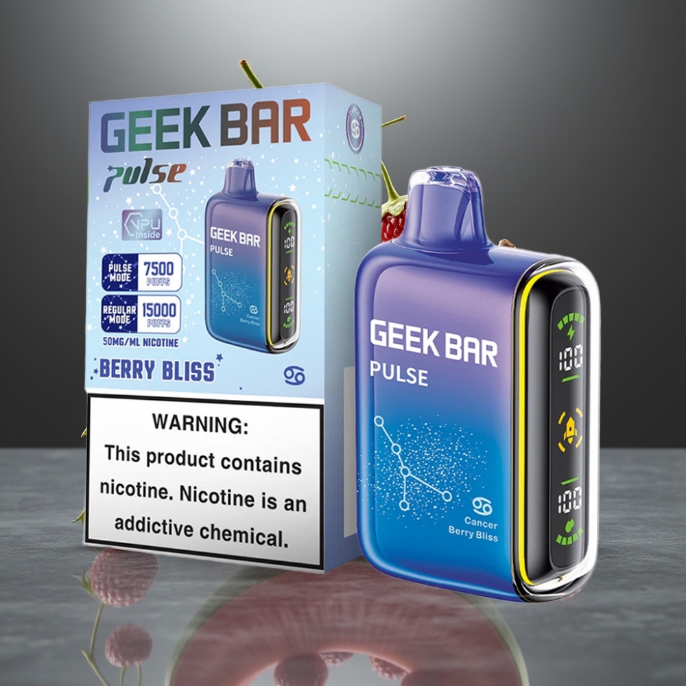 Geek Bar Pulse 15000 Puff Zodiac Kiadás – 16ML E-liquid, 5% Nikotin, 650 mAh, USB Type-C