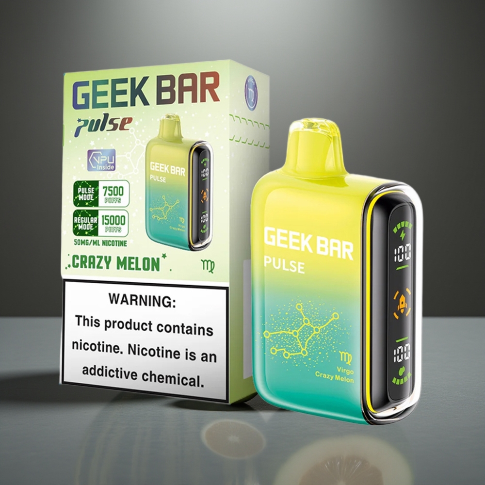 Geek Bar Pulse 15000 Puff Zodiac Kiadás – 16ML E-liquid, 5% Nikotin, 650 mAh, USB Type-C