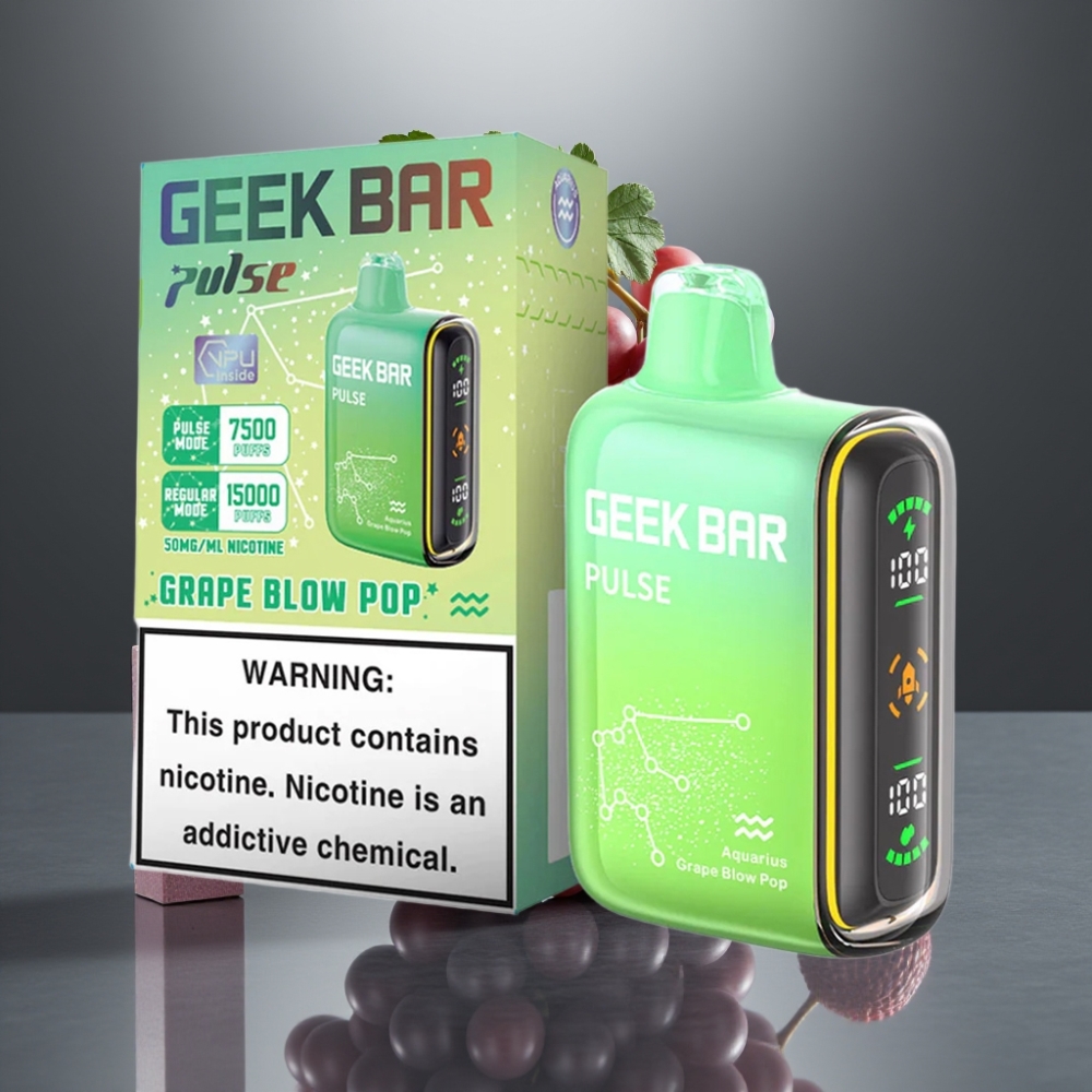 Geek Bar Pulse 15000 Puff Zodiac Kiadás – 16ML E-liquid, 5% Nikotin, 650 mAh, USB Type-C