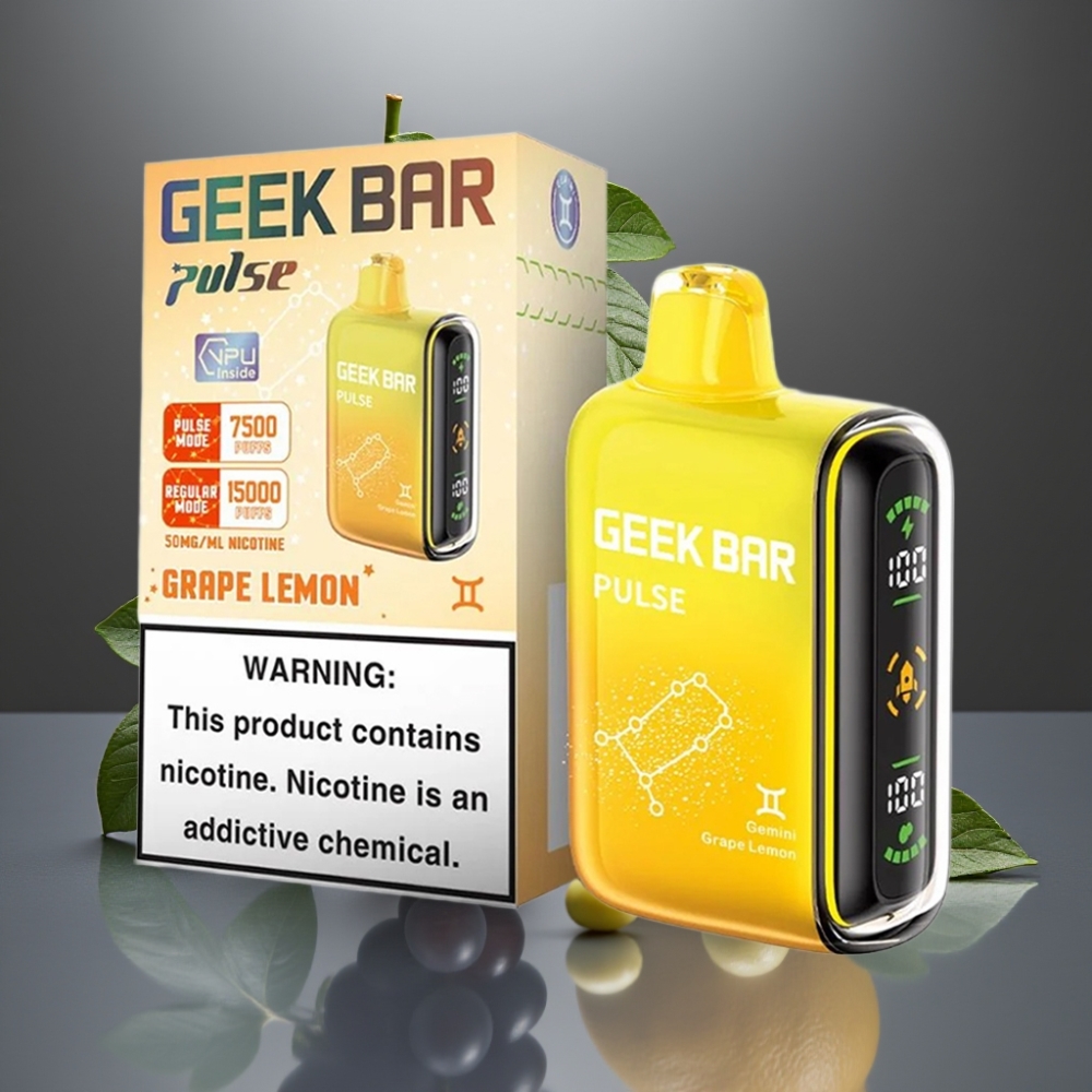 Geek Bar Pulse 15000 Puff Zodiac Kiadás – 16ML E-liquid, 5% Nikotin, 650 mAh, USB Type-C