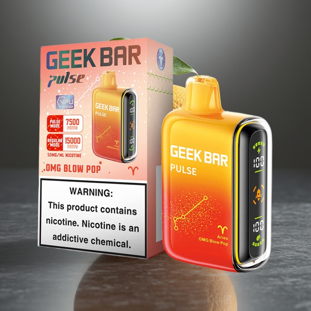 Geek Bar Pulse 15000 Puff Zodiac Kiadás – 16ML E-liquid, 5% Nikotin, 650 mAh, USB Type-C