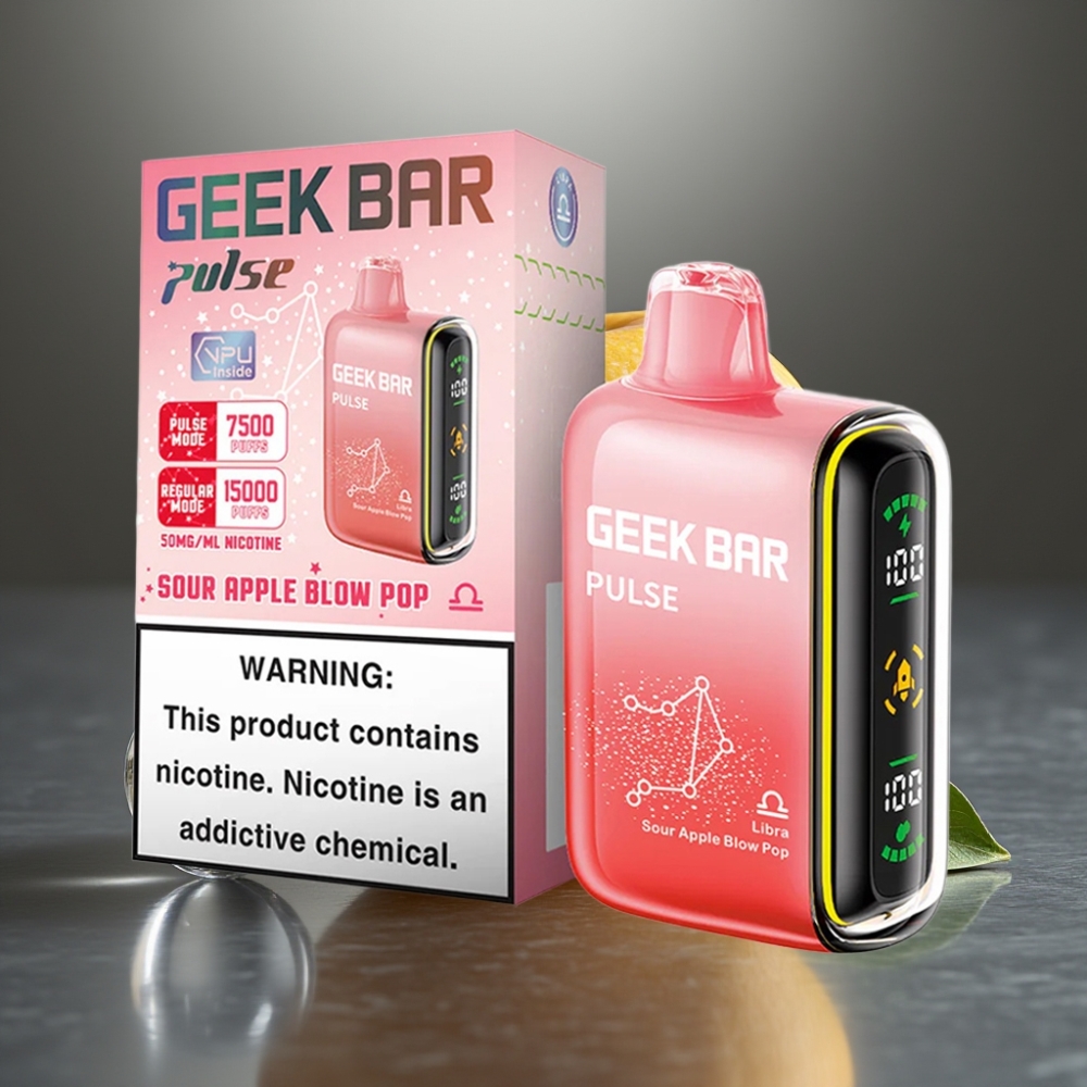 Geek Bar Pulse 15000 Puff Zodiac Kiadás – 16ML E-liquid, 5% Nikotin, 650 mAh, USB Type-C