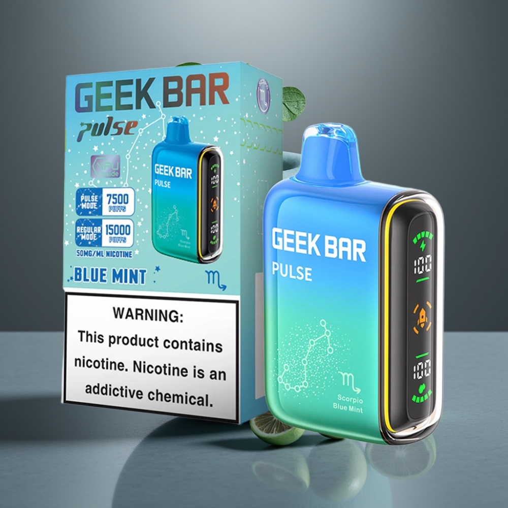 Geek Bar Pulse 15000 Puff Zodiac Kiadás – 16ML E-liquid, 5% Nikotin, 650 mAh, USB Type-C
