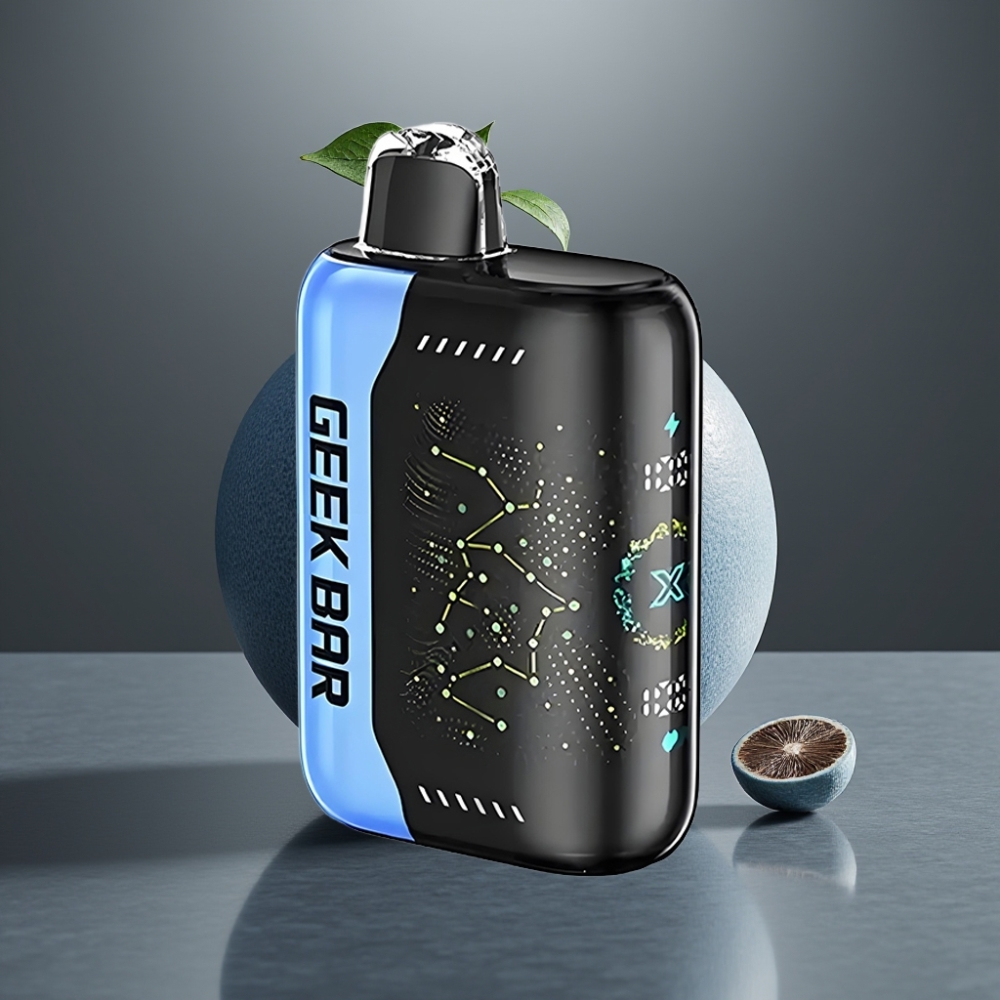 GEEK BAR Pulse X 25000 Füst Normál Módban, 15000 Füst Pulzus Módban, 0-5% Nikotin, 18mL E-Liquid, 3D Kijelző, USB-C, Duális Mesh