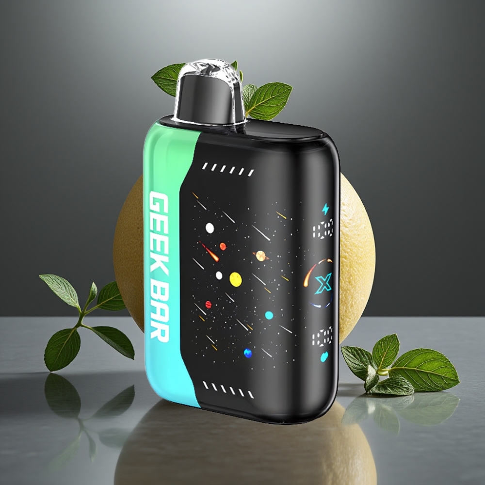 Geek Bar Pulse X 25000 Böfögés Meteor Kiadás, 0-5% Nikotin, 18mL, 3D Kijelző, USB-C, Duális Mesh