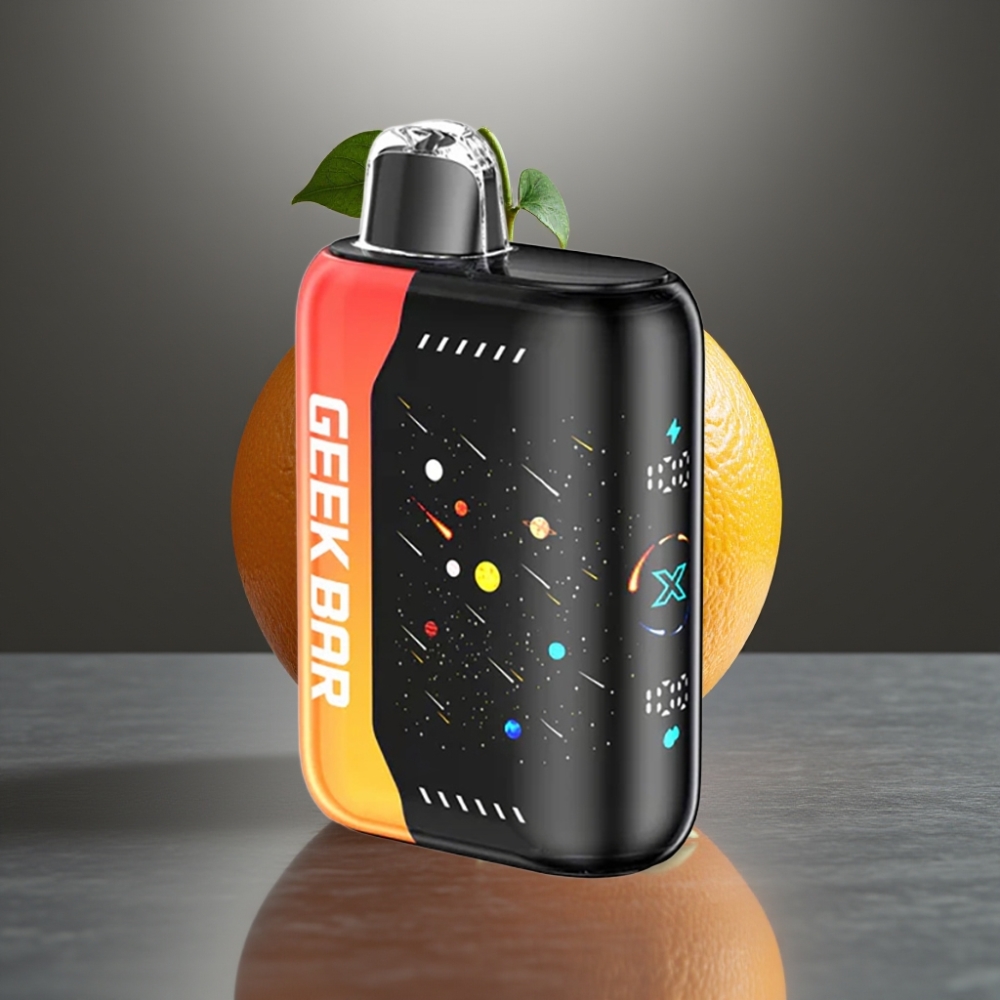 Geek Bar Pulse X 25000 Böfögés Meteor Kiadás, 0-5% Nikotin, 18mL, 3D Kijelző, USB-C, Duális Mesh
