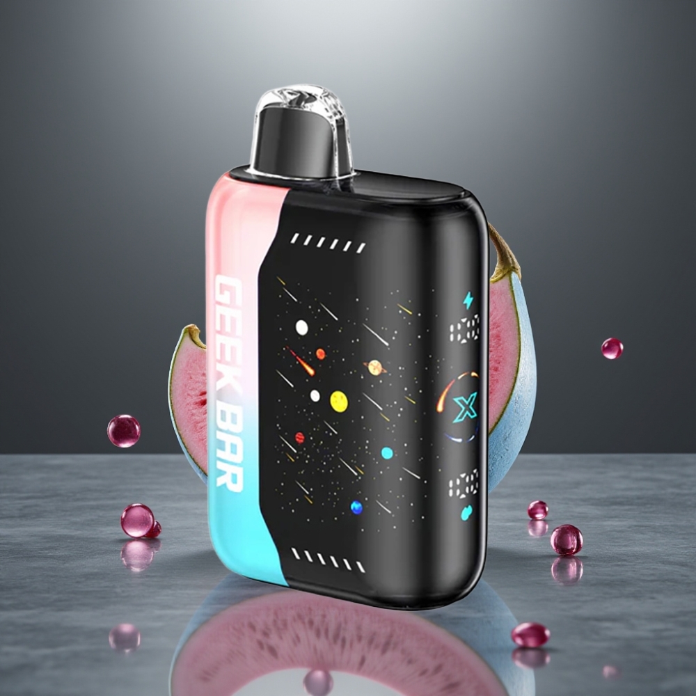 Geek Bar Pulse X 25000 Böfögés Meteor Kiadás, 0-5% Nikotin, 18mL, 3D Kijelző, USB-C, Duális Mesh