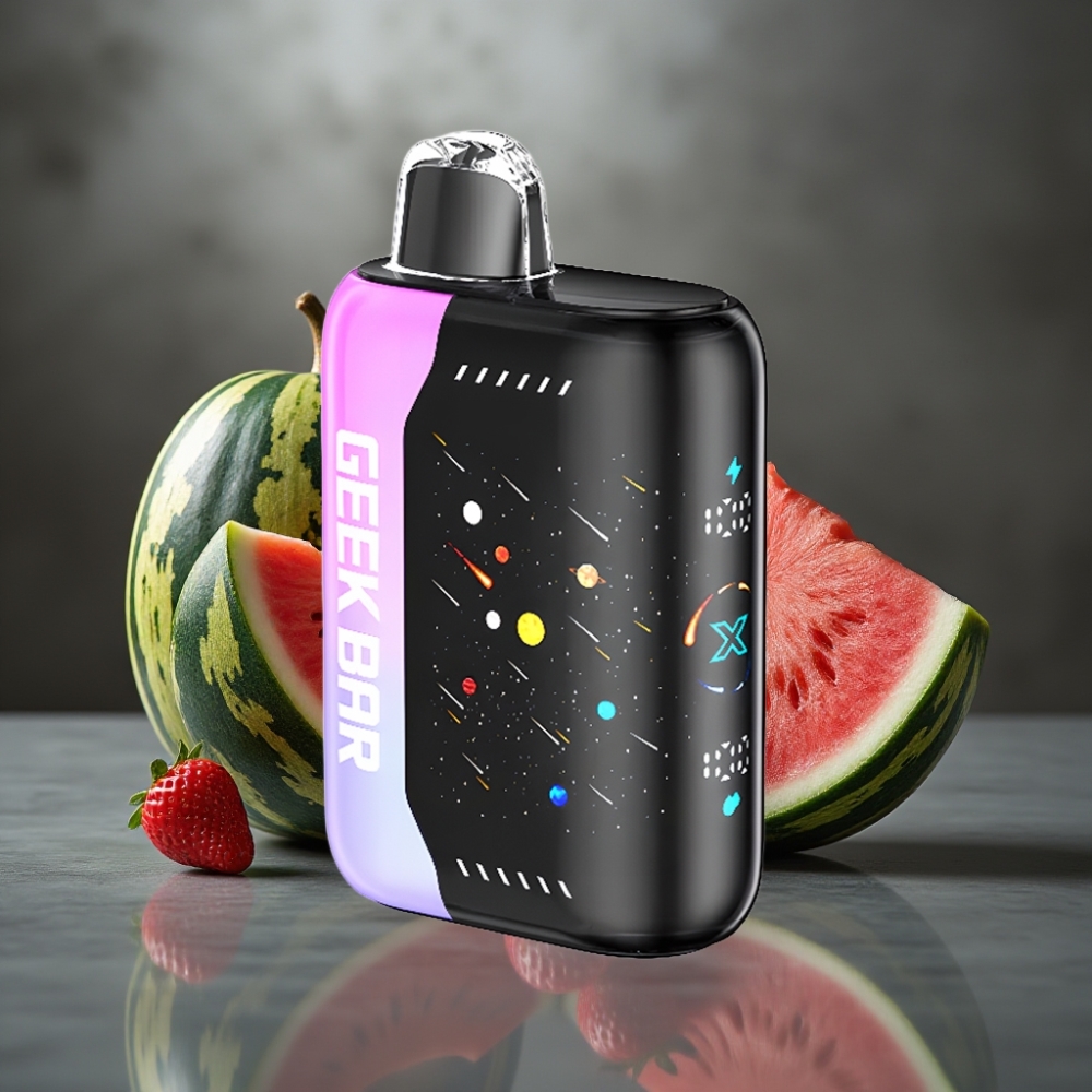 Geek Bar Pulse X 25000 Böfögés Meteor Kiadás, 0-5% Nikotin, 18mL, 3D Kijelző, USB-C, Duális Mesh