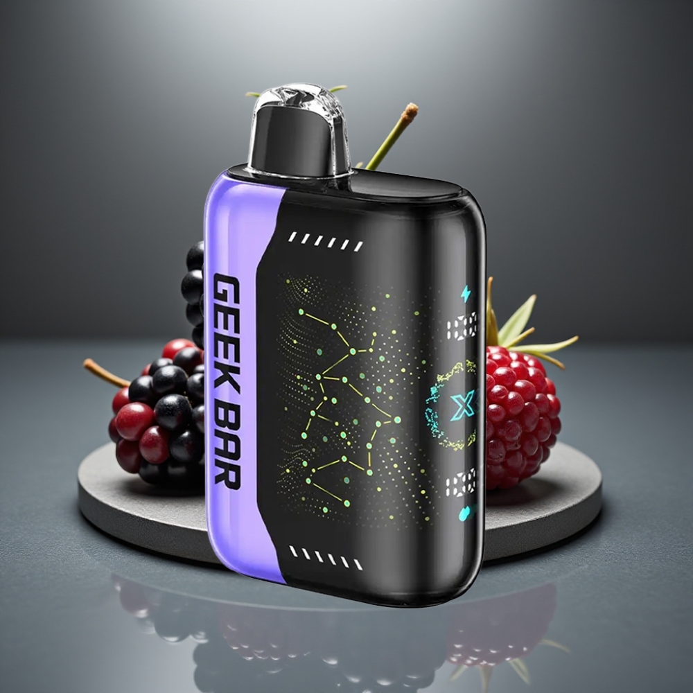 Geek Bar Pulse X 25000 Puff Normál Mód 25000 Puff Impulzus Mód 15000 Puff 0-5% Nikotin 18mL E-Liquid 3D Íves Kijelző USB Type-C Dual Mesh Coil