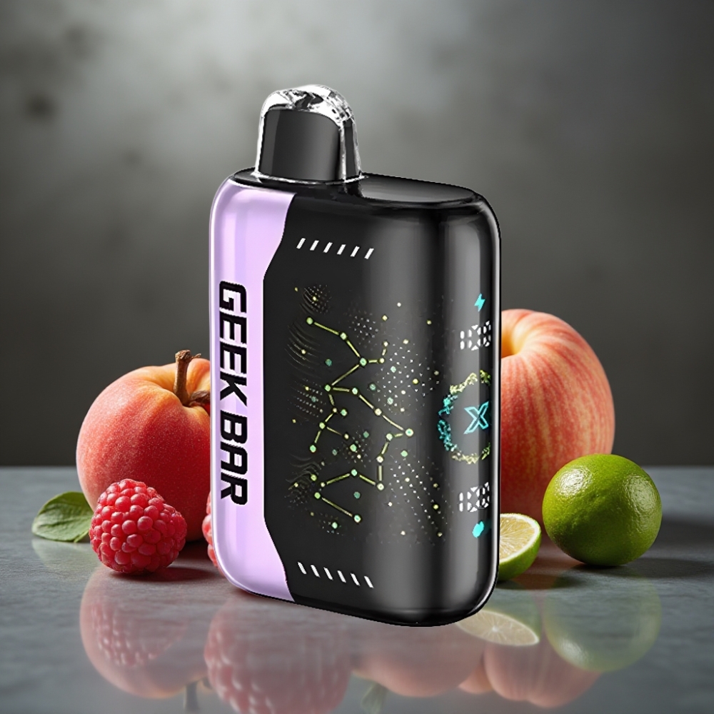 Geek Bar Pulse X 25000 Puff Normál Mód 25000 Puff Impulzus Mód 15000 Puff 0-5% Nikotin 18mL E-Liquid 3D Íves Kijelző USB Type-C Dual Mesh Coil