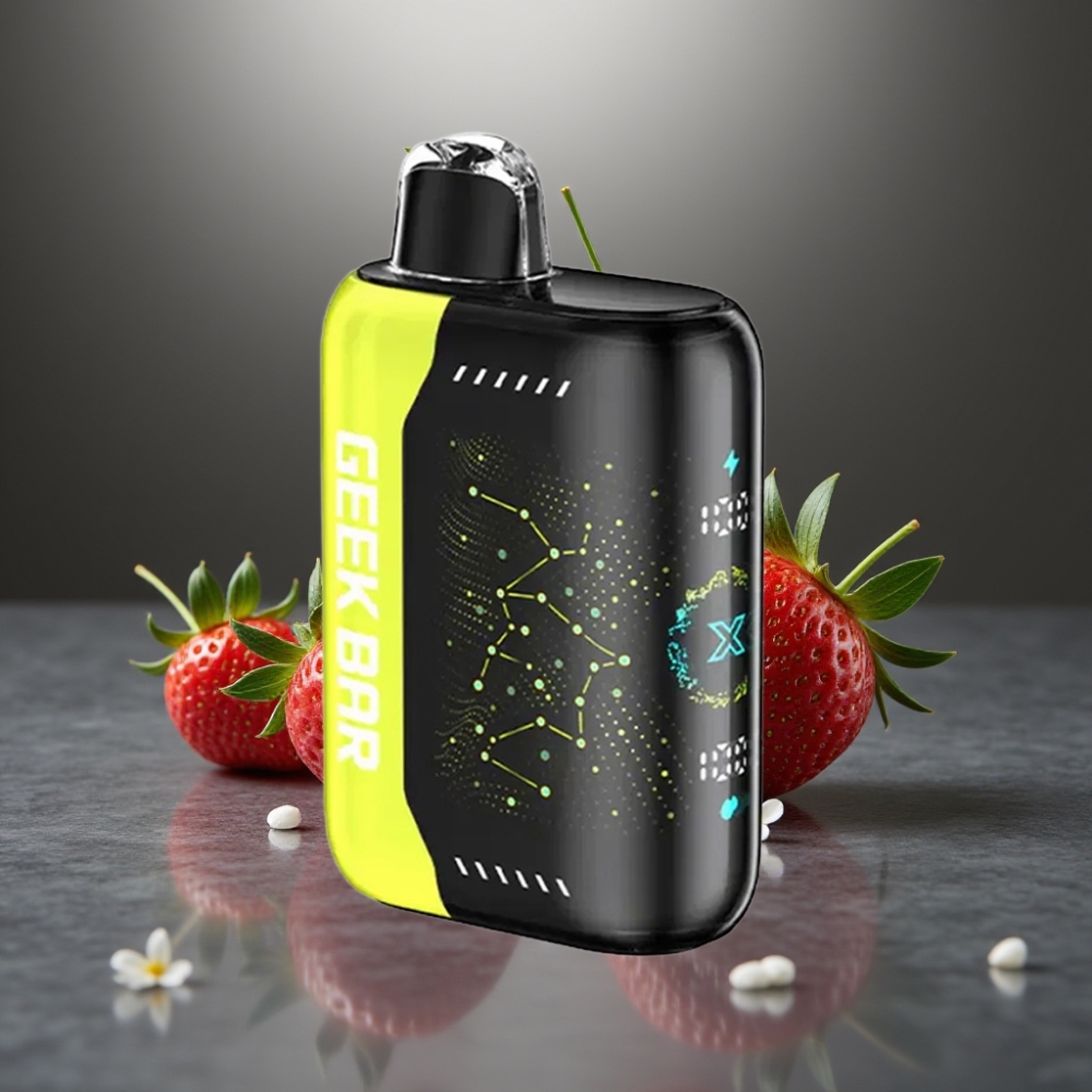 Geek Bar Pulse X 25000 Puff Normál Mód 25000 Puff Impulzus Mód 15000 Puff 0-5% Nikotin 18mL E-Liquid 3D Íves Kijelző USB Type-C Dual Mesh Coil