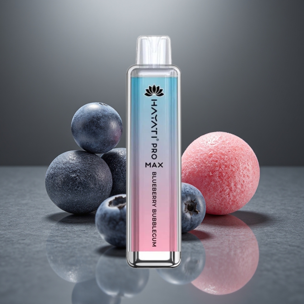 Hayati Pro Max 4000 Böf Crystal Kétszeres 1.1 Ohm Hálótekercs 1400mAh Kékáfonya Rágó