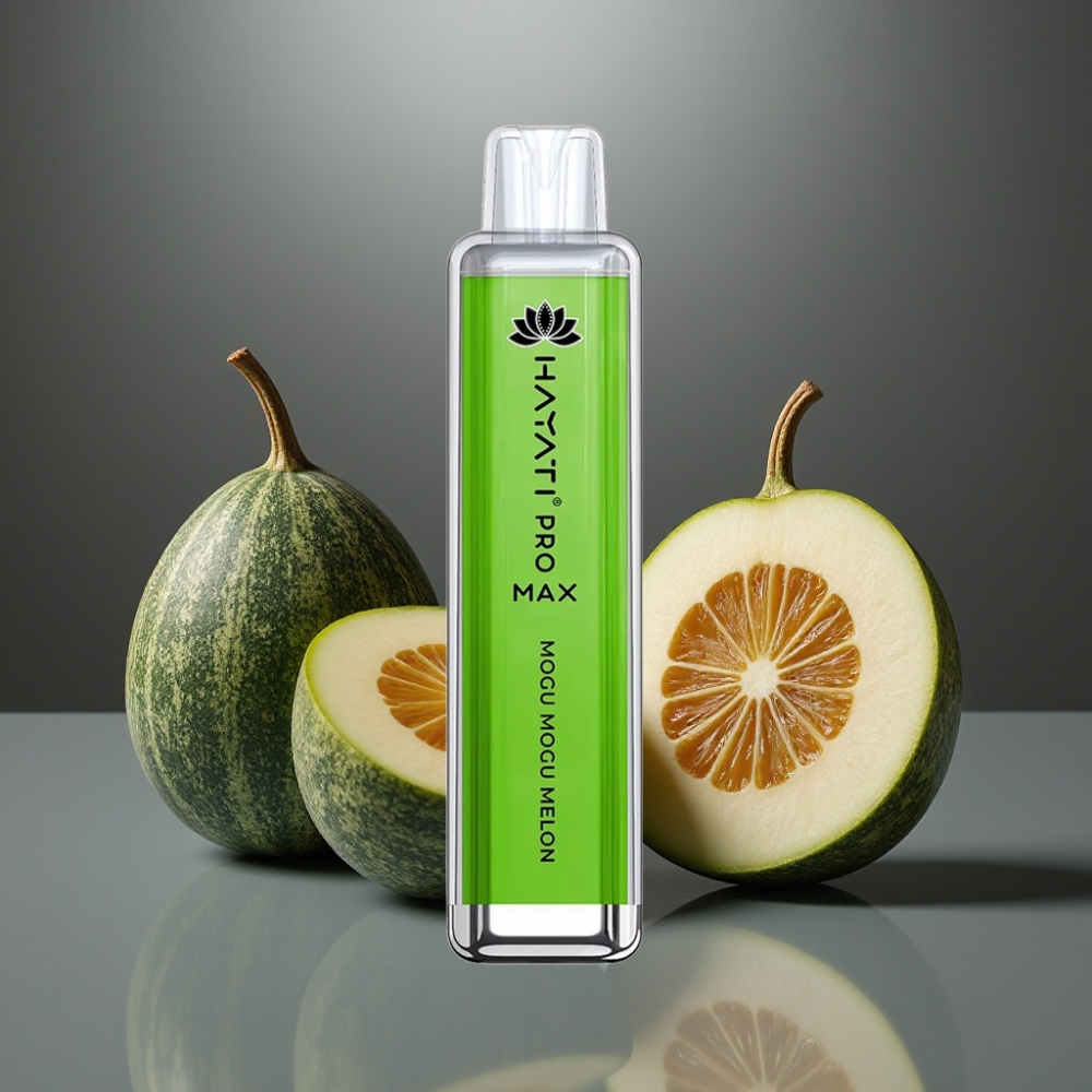 Hayati Pro Max 4000 Böf Crystal LED 1400mAh Dual 1.1 Ohm Mesh Mogu Mogu Dinnye