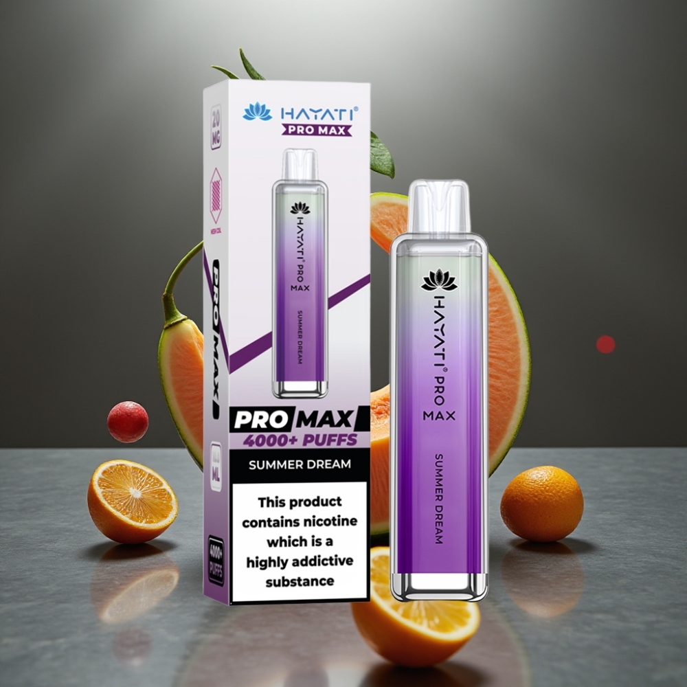 Hayati Pro Max 4000 Böf Crystal LED 1400mAh Újra Tölthető Nyári Álom