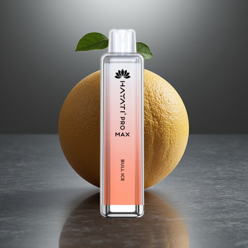 Hayati Pro Max 4000 Puff Eldobható E-cigaretta Bivaly Jég (28×28×120mm, 2%/5% Nikotin, 1400mAh, Dual 1.1 Ohm Mesh Coil, TPD)