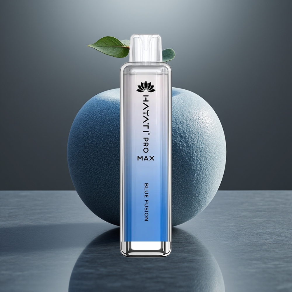 Hayati Pro Max 4000 Puff Eldobható Vape – 28×28×120mm, 2%/5% Nikotin, 1400mAh, Kék Ötvözet
