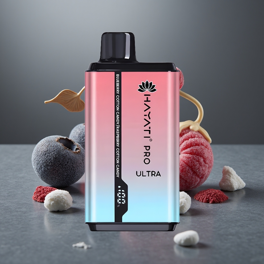 Hayati Pro Ultra 15000+ Füst 850mAh 2×12ml 2% 49 Íz Meggy Vattacukor Málna Vattacukor