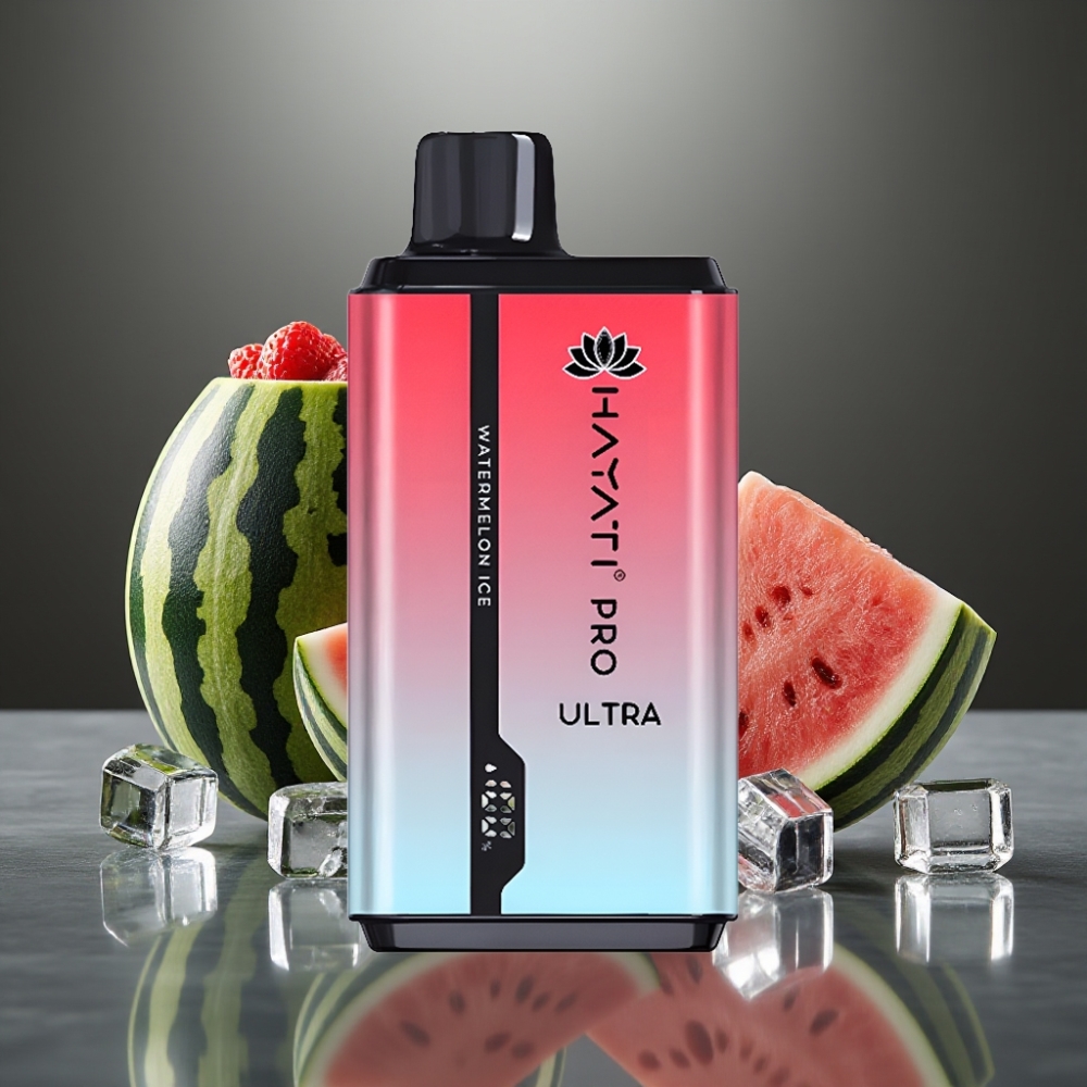 Hayati Pro Ultra 15000 Löket 850mAh 2×12ml 2% 49 Íz Görögdinnye Jég Hayati Pro Ultra 15000 Löket 850mAh 2×12ml 2% 49 Íz Görögdinnye Jég