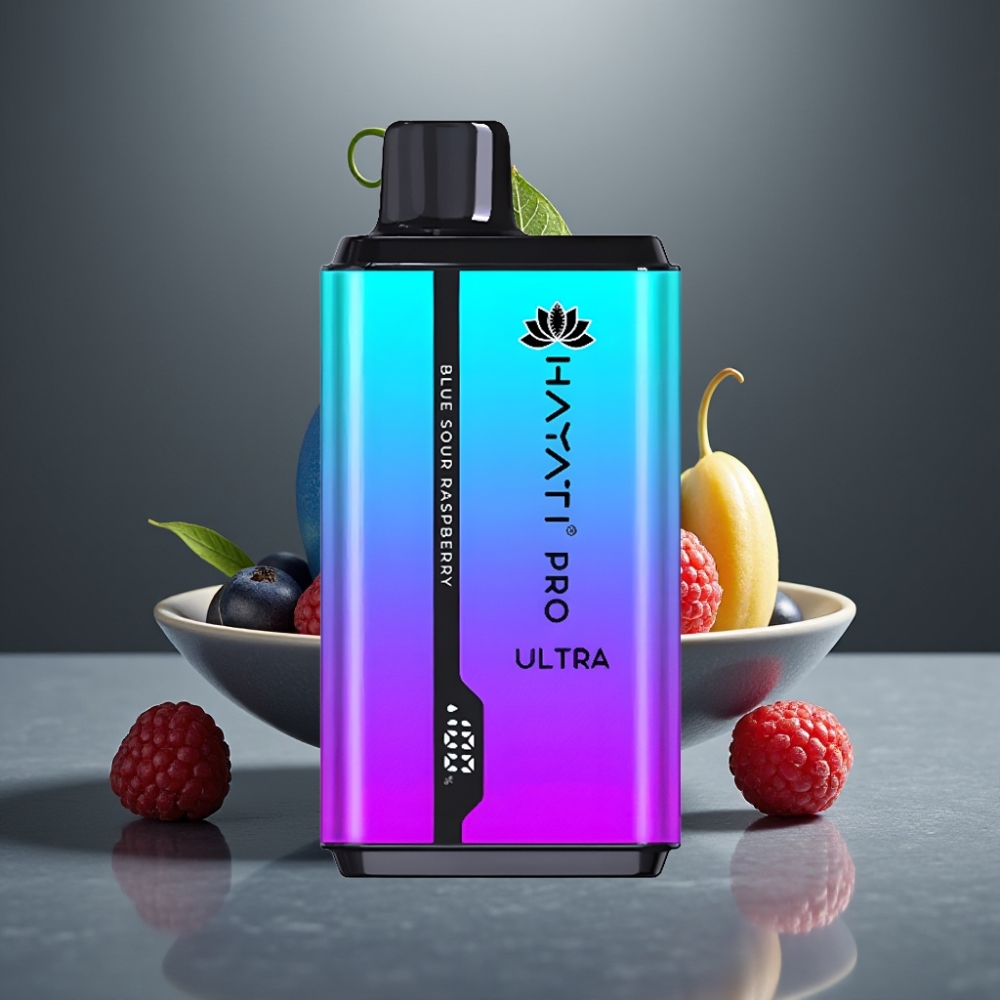 Hayati Pro Ultra 15000 Löket 850mAh 2×12ml 2% 49 Íz Kék Savanyú Málna Hayati Pro Ultra 15000 Löket 850mAh 2×12ml 2% 49 Íz Kék Savanyú Málna