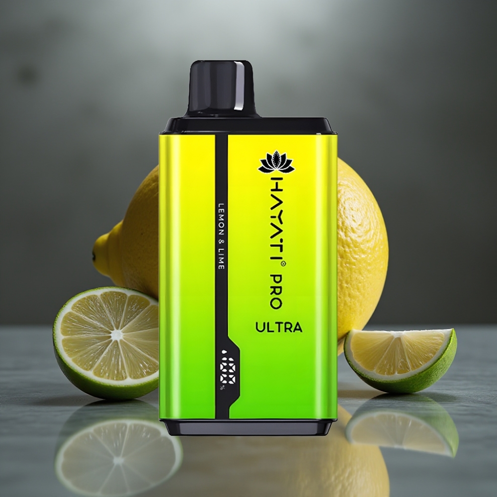 Hayati Pro Ultra 15000 Löket 850mAh 2×12ml 2% 49 Ízesítmény Citrom & Lime Hayati Pro Ultra 15000 Löket 850mAh 2×12ml 2% 49 Ízesítmény Citrom & Lime