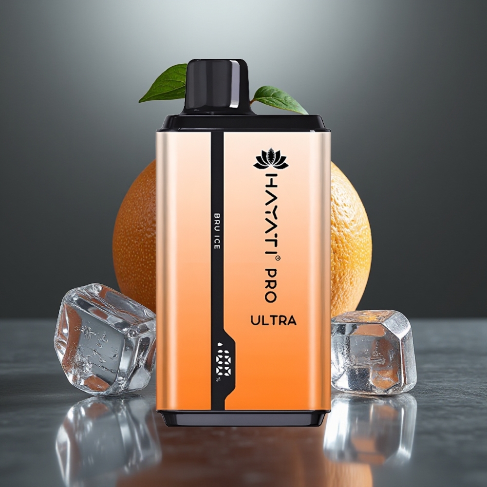 Hayati Pro Ultra 15000+ Puff 850mAh 2×12ml 2% 49 Aroma Bru Jég