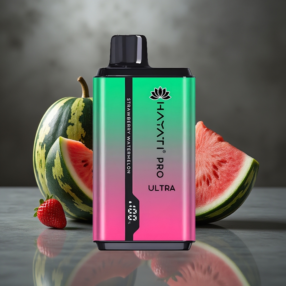 Hayati Pro Ultra 15000+ Puff 850mAh 2×12ml 2% 49 Ízesítmény Eper Dinnye