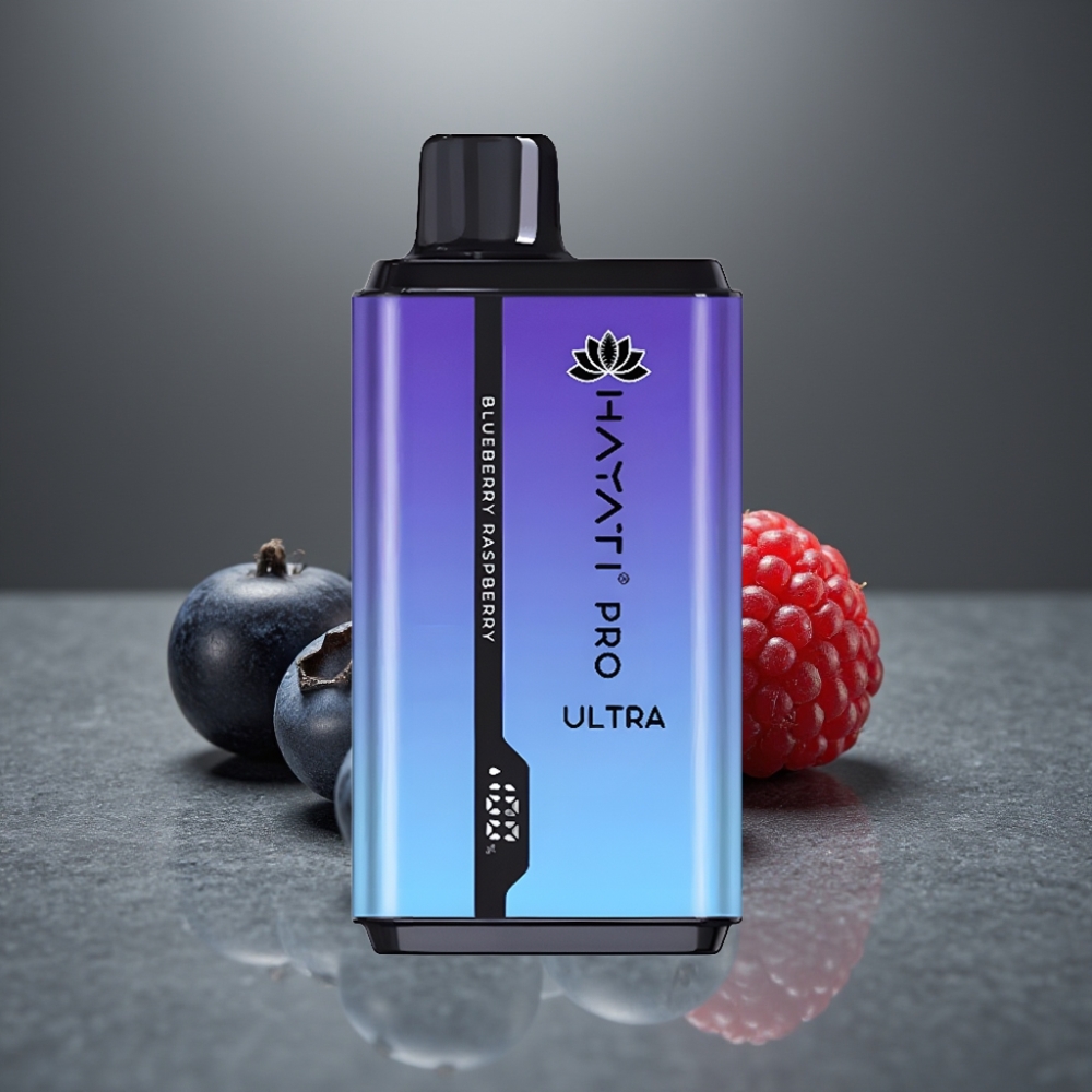 Hayati Pro Ultra 15000 Puff 850mAh 2×12ml 2% 49 Ízesítmény Málna Áfonya