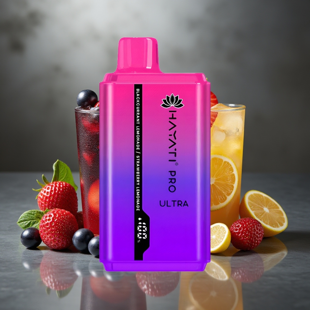Hayati Pro Ultra 15000+ Puff 850mAh 2×12ml 2% 49 Ízesítmény Ribizlilimonád Eperlimonád